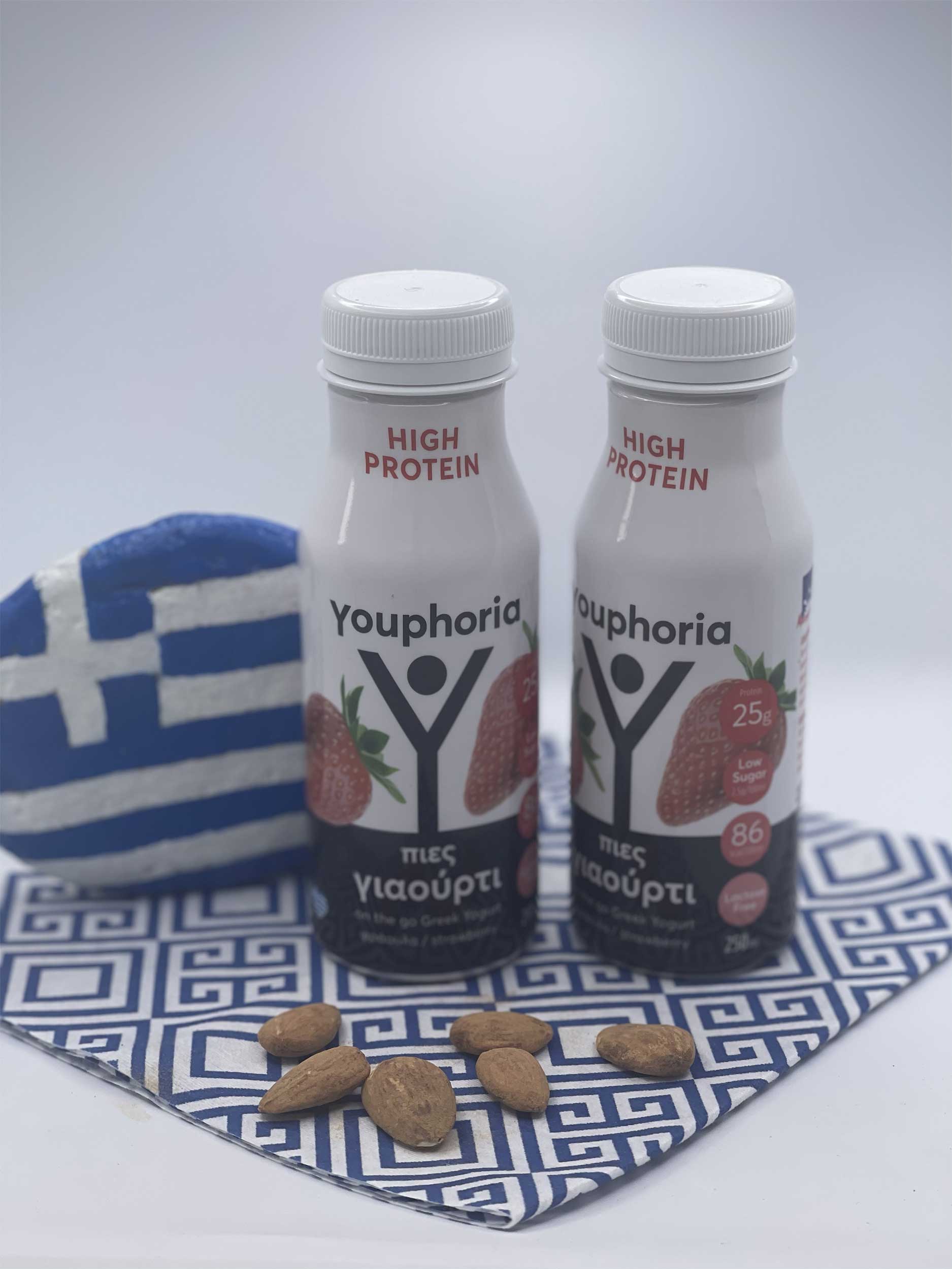 Drink a base di yogurt alla fragola