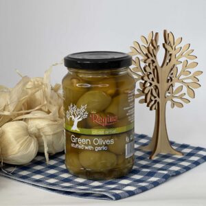 Olive verdi snocciolate e ripiene di Aglio